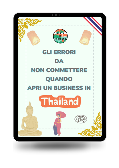 💥TUTTE LE MIE GUIDE PER APRIRE UN'ATTIVITÀ O LAVORARE IN THAILANDIA A METÀ PREZZO!! CON CONSULENZA IN OMAGGIO!