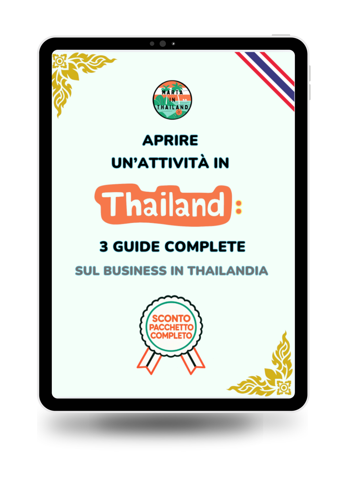 copertina pacchetto completo su come aprire un'attività in thailandia 