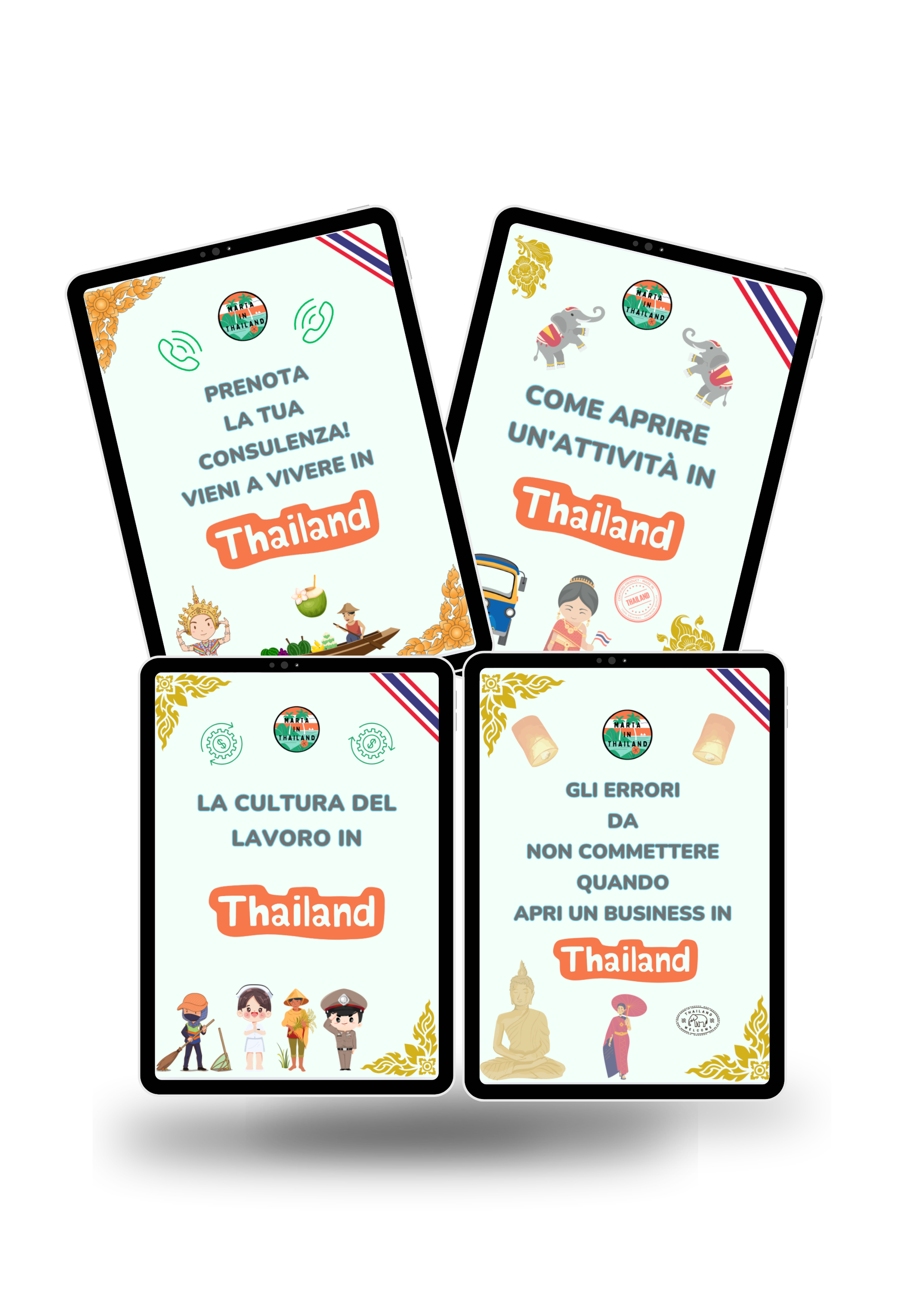 Bundle business Thailandia guide apertura attività cultura lavoro errori e consulenza inclusa