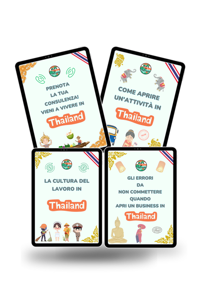 Bundle business Thailandia guide apertura attività cultura lavoro errori e consulenza inclusa
