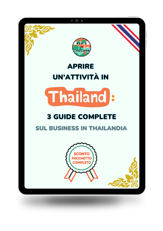 Mock up della copertina 3 guide complete per fare business in Thailandia