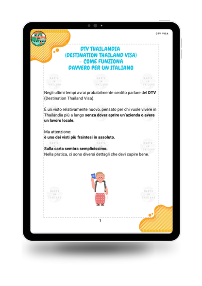 Chi può ottenere visto DTV Thailandia remote worker freelance soft power requisiti per italiani